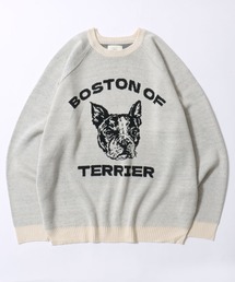 SITRY | Animal Jacquard Knit Pullover/動物柄 オーバーサイズ ジャガード ニット セーター(ニット/セーター)