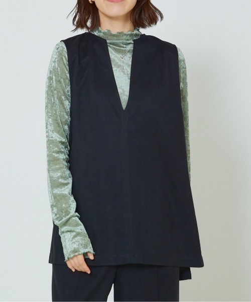 【セットアップ対応】ウォームジャージーベスト/冬服/セミオケ（ベスト）｜abahouse mavie（アバハウスマヴィ）