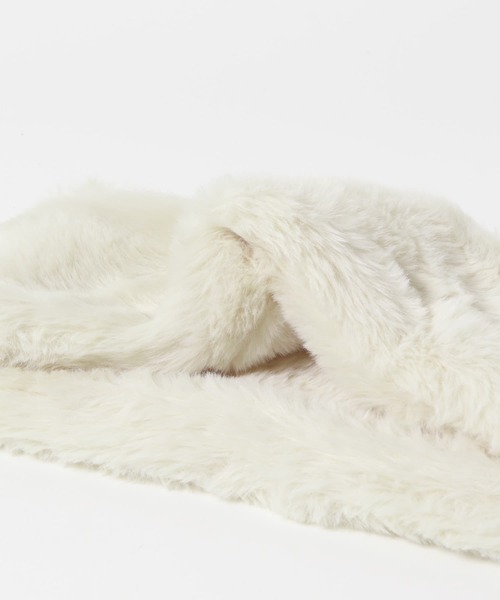 URBAN RESEARCH DOORS（アーバンリサーチドアーズ）の「『親子リンク』エコファーティペット(KIDS)（マフラー・キッズ・ホワイト系その他/ベージュ系その他・ONE）」の7枚目の写真