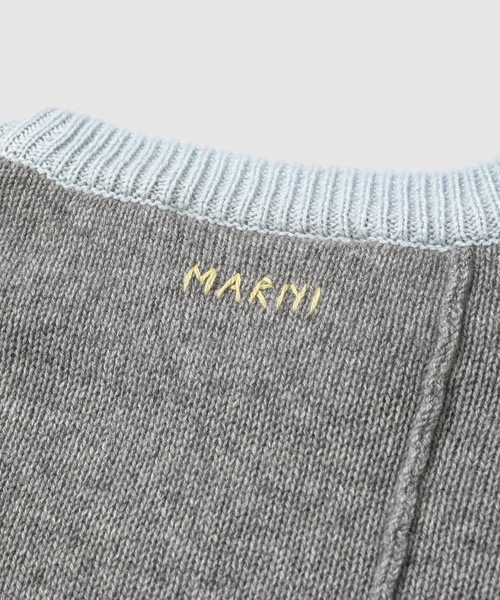 Color Blocked / カシミヤクルーネック（ニット/セーター）｜MARNI（マルニ）