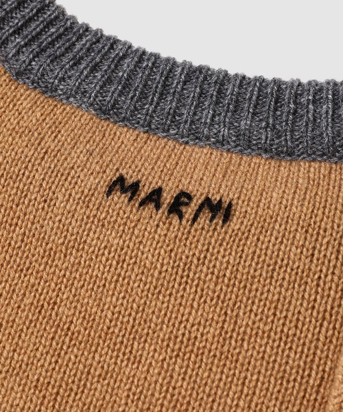 Color Blocked / カシミヤクルーネック（ニット/セーター）｜MARNI（マルニ）