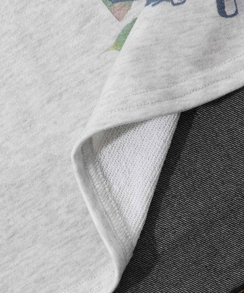 【セール】543253：天燈節とピアノ柄 デニム切替裏毛ワンピース（Tシャツ/カットソー）｜iS ScoLar（イズスカラー）