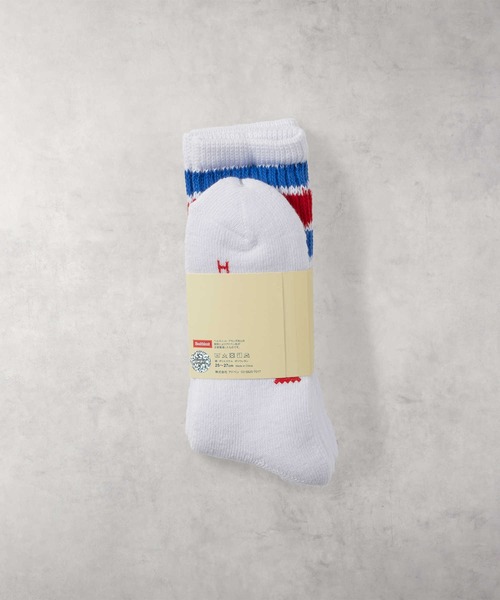 Right-on(ライトオン)の「【Healthknit】配色ラインソックス 3足セット(ソックス/靴下・メンズ・ブルー・フリー)」の2枚目の写真