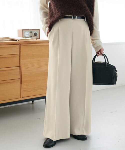 3点おまとめ UNTITLEDコート シニカル ブラウス 23区ワイドパンツ 高