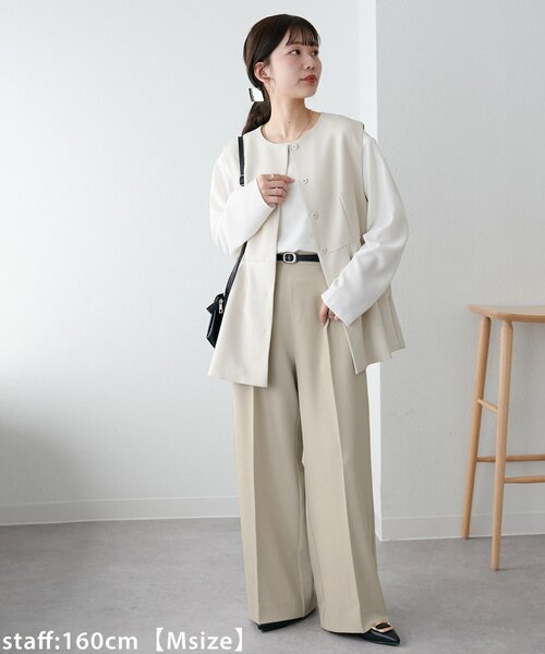 yuyukekelife・＠yuko_416監修】欲張り2タックワイドパンツ（その他