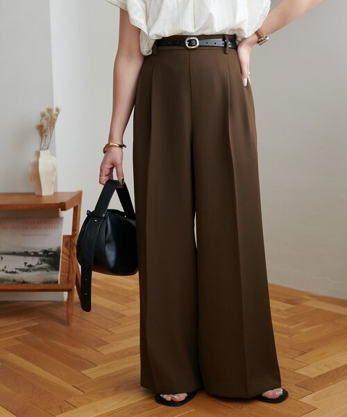 yuyukekelife・＠yuko_416監修】欲張り2タックワイドパンツ（その他