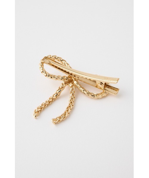 MOUSSY（マウジー）の「MULTI CHAIN BOW ヘアクリップ（ヘアゴム・レディース・マルチ・FREE）」の7枚目の写真