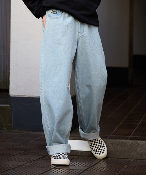 HUF/ハフ CROMER PANT バギーパンツ ワンポイントロゴ テーパード