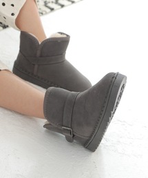 SOROTTO | ぬくぬくファー素材のベルト付きムートンブーツ(ブーツ)