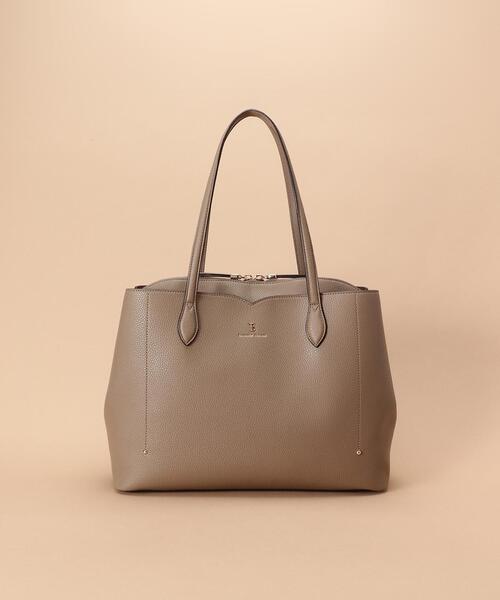 Samantha Thavasa（サマンサタバサ）の「ウェーブデザインカッティングトートーバッグ（トートバッグ・レディース・ピンクベージュ/ブラック/グレイッシュベージュ/オフホワイト・FREE）」の5枚目の写真