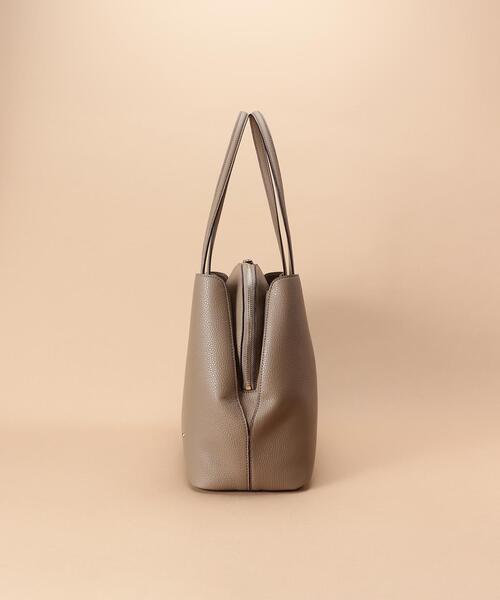 Samantha Thavasa（サマンサタバサ）の「ウェーブデザインカッティングトートーバッグ（トートバッグ・レディース・ピンクベージュ/ブラック/グレイッシュベージュ/オフホワイト・FREE）」の6枚目の写真