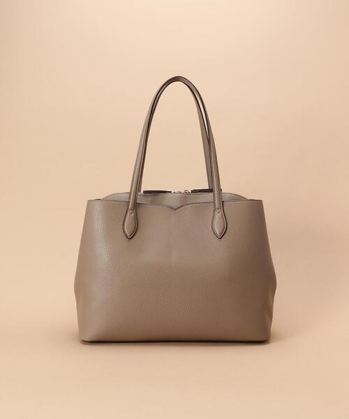 Samantha Thavasa（サマンサタバサ）の「ウェーブデザインカッティングトートーバッグ（トートバッグ・レディース・ピンクベージュ/ブラック/グレイッシュベージュ/オフホワイト・FREE）」の7枚目の写真