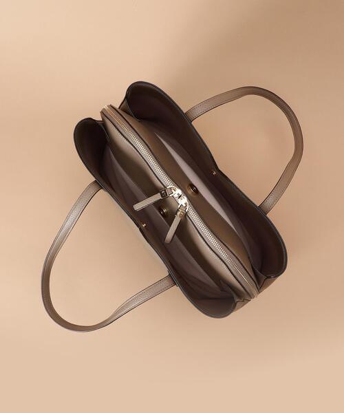 Samantha Thavasa（サマンサタバサ）の「ウェーブデザインカッティングトートーバッグ（トートバッグ・レディース・ピンクベージュ/ブラック/グレイッシュベージュ/オフホワイト・FREE）」の8枚目の写真