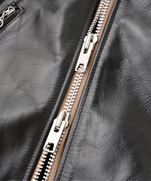 ★極美品 着用1回のみ TOD'S ダブルブレスト レザージャケット schott（ショット）の「Schott/ショット/SPECIAL DOUBLE BREAST RIDERS