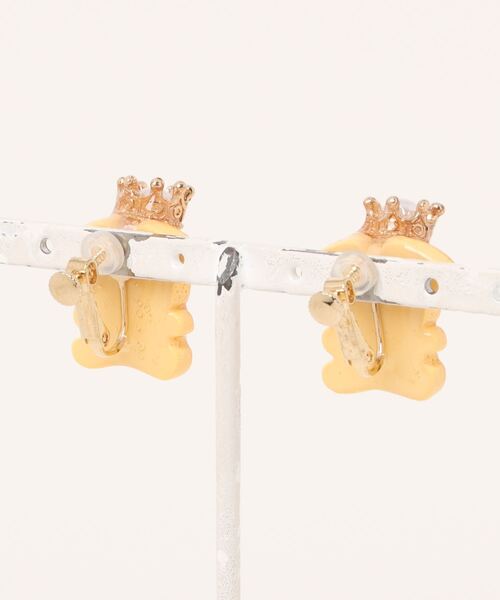 VIBGYOR（ヴィブジョー）の「【ainoko Labo】cookie dog crown earrings(MA)（イヤリング・レディース・ゴールド・FREE）」の2枚目の写真