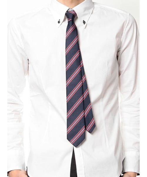 garsonwave（ギャルソンウェーブ）の「日本製 スリム ネクタイ(GW)（ネクタイ・メンズ・C/D/E/F/S/T/U/V/O/Q/A/H/J/B/G/I/P/R/K/L/M/N・FREE）」の9枚目の写真