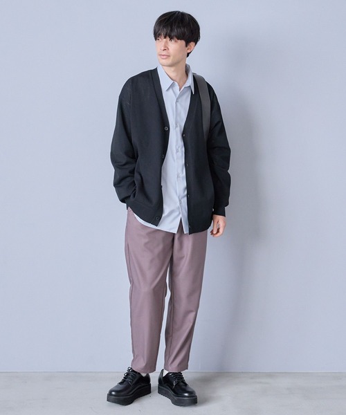 LAKOLE（ラコレ）の「フェイクレザーラージZIPショルダーバッグ / 252668（ショルダーバッグ・メンズ・ブラック/チャコールグレー・FREE）」の17枚目の写真