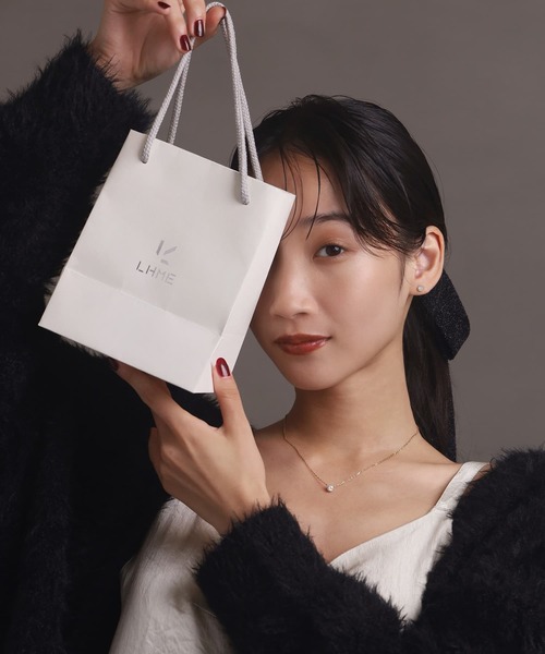 LHME（エルエイチエムイー）の「【WEB限定】”twinkle”1粒ビジューピアス/ジルコニア/スペシャルパッケージ/サージカルステンレス（金属アレルギー対応）【LHME / エルエイチエムイー】（ピアス（両耳用）・レディース・ゴールド・ONE SIZE）」の13枚目の写真