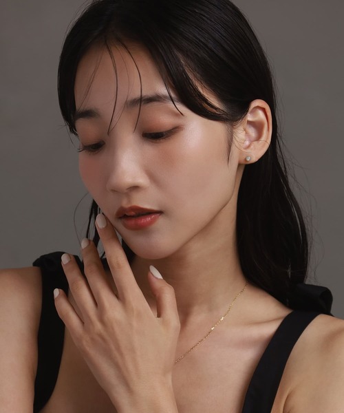 LHME（エルエイチエムイー）の「【WEB限定】”twinkle”1粒ビジューピアス/ジルコニア/スペシャルパッケージ/サージカルステンレス（金属アレルギー対応）【LHME / エルエイチエムイー】（ピアス（両耳用）・レディース・ゴールド・ONE SIZE）」の17枚目の写真