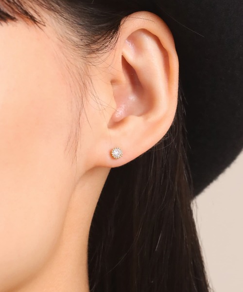 LHME（エルエイチエムイー）の「【WEB限定】”twinkle”1粒ビジューピアス/ジルコニア/スペシャルパッケージ/サージカルステンレス（金属アレルギー対応）【LHME / エルエイチエムイー】（ピアス（両耳用）・レディース・ゴールド・ONE SIZE）」の20枚目の写真