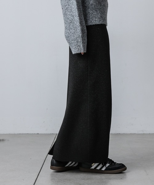 COLONY 2139（コロニートゥーワンスリーナイン）の「ラメスポンディッシュIラインスカート（スカート・レディース・ブラック/チャコールグレー・SMALL/MEDIUM/LARGE）」の6枚目の写真