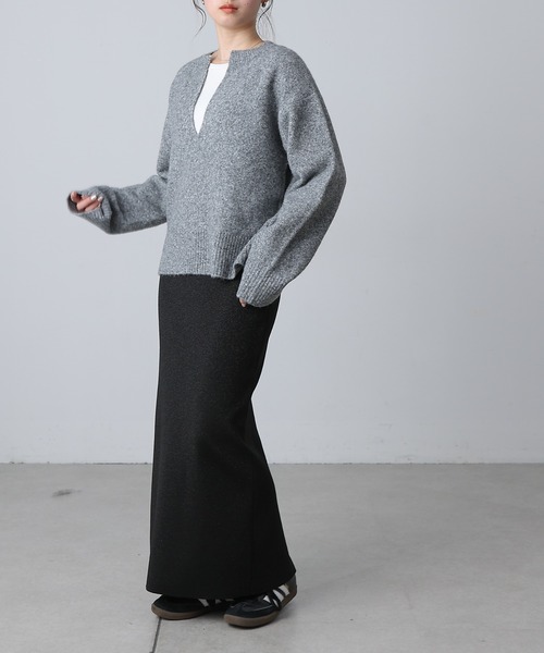 COLONY 2139（コロニートゥーワンスリーナイン）の「ラメスポンディッシュIラインスカート（スカート・レディース・ブラック/チャコールグレー・SMALL/MEDIUM/LARGE）」の10枚目の写真