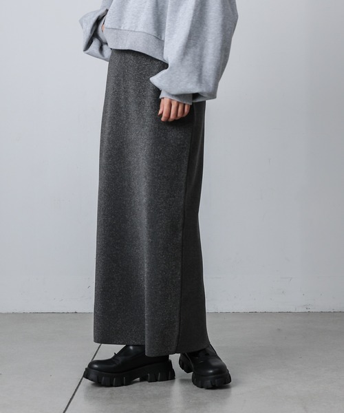 COLONY 2139（コロニートゥーワンスリーナイン）の「ラメスポンディッシュIラインスカート（スカート・レディース・ブラック/チャコールグレー・SMALL/MEDIUM/LARGE）」の12枚目の写真