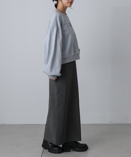 COLONY 2139（コロニートゥーワンスリーナイン）の「ラメスポンディッシュIラインスカート（スカート・レディース・ブラック/チャコールグレー・SMALL/MEDIUM/LARGE）」の16枚目の写真