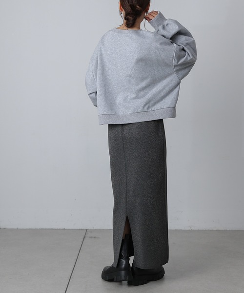 COLONY 2139（コロニートゥーワンスリーナイン）の「ラメスポンディッシュIラインスカート（スカート・レディース・ブラック/チャコールグレー・SMALL/MEDIUM/LARGE）」の17枚目の写真