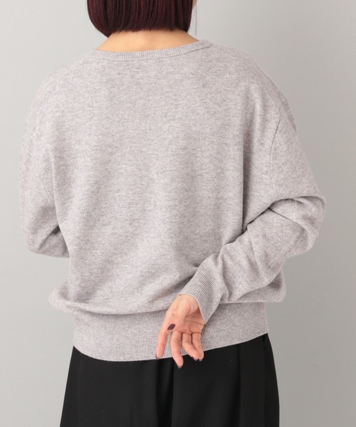 e/rm（イーアールエム）の「【e/rm】メリノウールＶネックプルオーバー（ニット/セーター・レディース・ベージュ系その他/ネイビー/ピンク系その他/ライトグレー・FREE）」の19枚目の写真