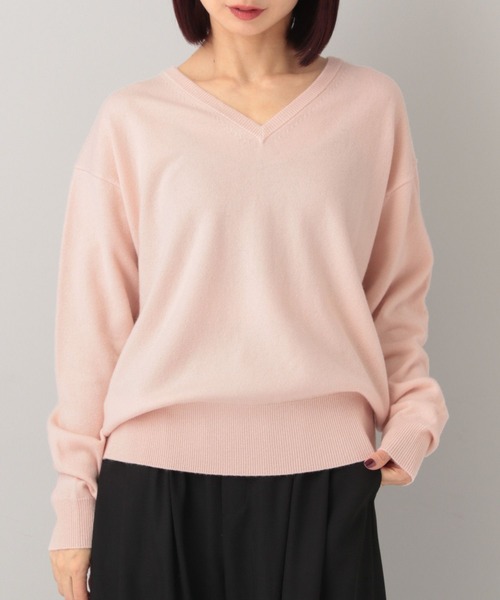 e/rm（イーアールエム）の「【e/rm】メリノウールＶネックプルオーバー（ニット/セーター・レディース・ベージュ系その他/ネイビー/ピンク系その他/ライトグレー・FREE）」の20枚目の写真