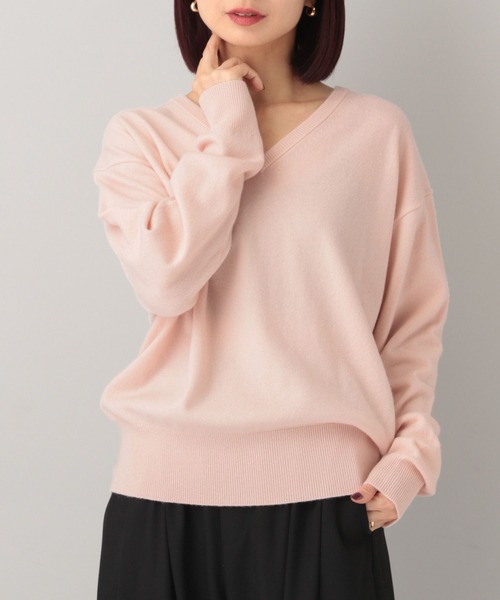 e/rm（イーアールエム）の「【e/rm】メリノウールＶネックプルオーバー（ニット/セーター・レディース・ベージュ系その他/ネイビー/ピンク系その他/ライトグレー・FREE）」の21枚目の写真