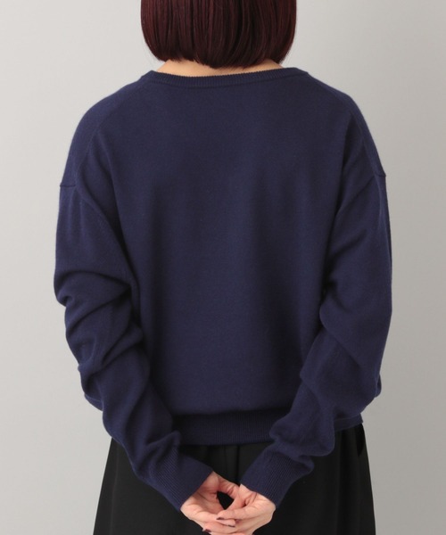 e/rm（イーアールエム）の「【e/rm】メリノウールＶネックプルオーバー（ニット/セーター・レディース・ベージュ系その他/ネイビー/ピンク系その他/ライトグレー・FREE）」の5枚目の写真