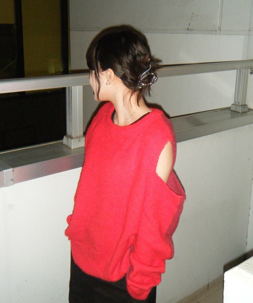 shesame(シーセム)の「coloring mohair like knit(ニット/セーター・レディース・ネイビー系/グレー系/レッド系・フリー)」の18枚目の写真