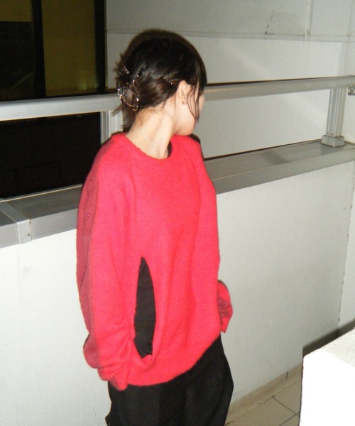 shesame(シーセム)の「coloring mohair like knit(ニット/セーター・レディース・ネイビー系/グレー系/レッド系・フリー)」の19枚目の写真