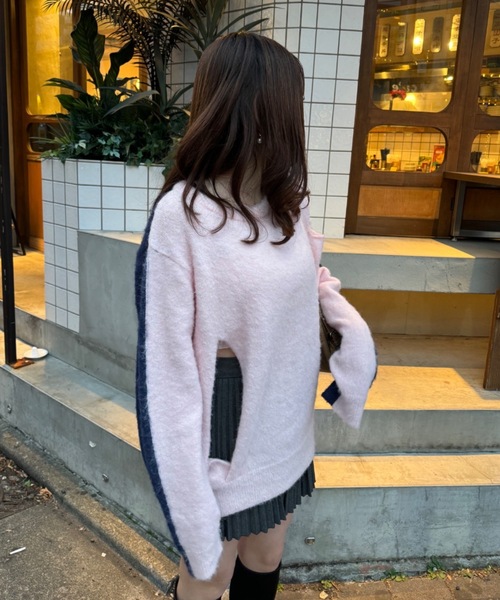 shesame(シーセム)の「coloring mohair like knit(ニット/セーター・レディース・ネイビー系/グレー系/レッド系・フリー)」の10枚目の写真