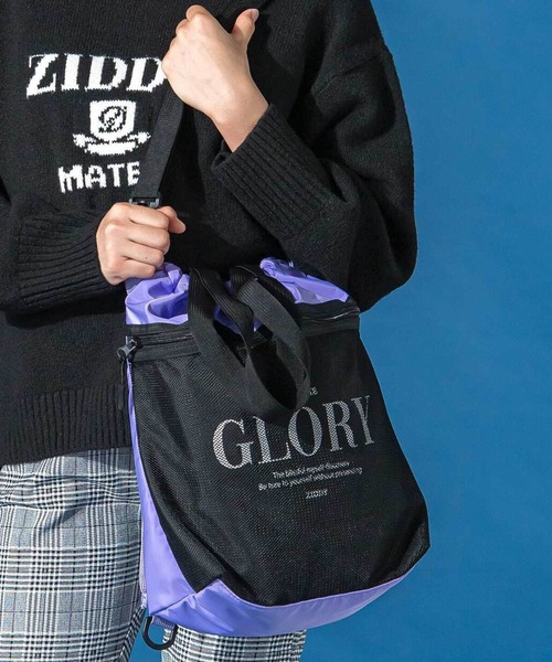 ZIDDY(ジディ)の「配色3WAYバッグ(バックパック/リュック・キッズ・ブラック/グレー・FREE)」の1枚目の写真