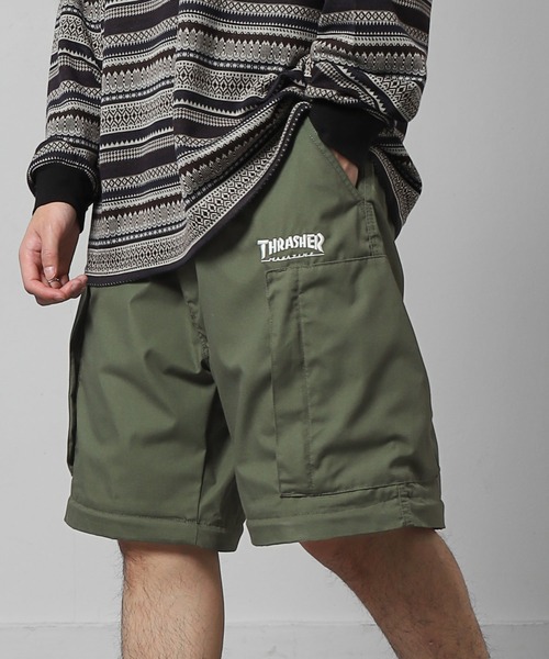 THRASHER(スラッシャー)の「【THRASHER】 2WAY TCウェザー デタッチャブル ヘリクルーパンツ / ミリタリー カーゴ パンツ(その他パンツ・メンズ・ブラック/カーキ/チャコール・SMALL/MEDIUM/LARGE/X-LARGE)」の10枚目の写真