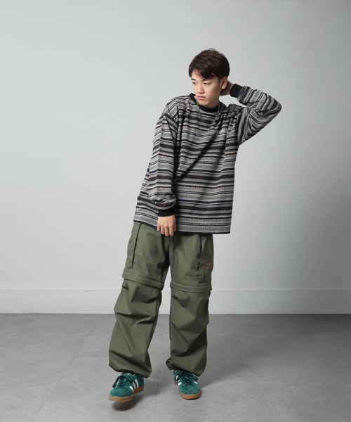THRASHER(スラッシャー)の「【THRASHER】 2WAY TCウェザー デタッチャブル ヘリクルーパンツ / ミリタリー カーゴ パンツ(その他パンツ・メンズ・ブラック/カーキ/チャコール・SMALL/MEDIUM/LARGE/X-LARGE)」の6枚目の写真
