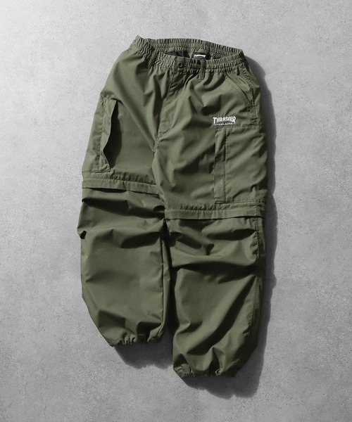 THRASHER(スラッシャー)の「【THRASHER】 2WAY TCウェザー デタッチャブル ヘリクルーパンツ / ミリタリー カーゴ パンツ(その他パンツ・メンズ・ブラック/カーキ/チャコール・SMALL/MEDIUM/LARGE/X-LARGE)」の17枚目の写真