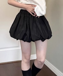 ミニ丈バルーンスカート