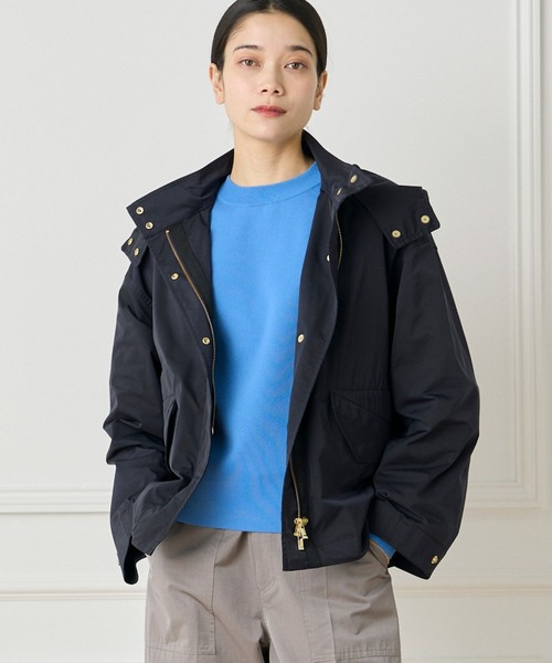 urself モッズコート　ネイビー FIR MUM フィル マム 40/1 オーガニックコットン 強撚ウェザー