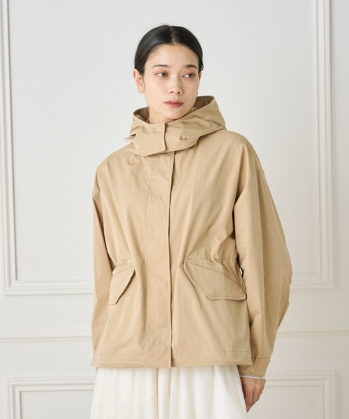 セール】コンパクトツイルストレッチ ショートモッズコート