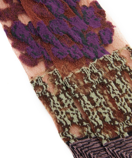 JNBY(ジェーエヌビーワイ)の「Sheer Bloom-pattern Socks / シアーソックス(ソックス/靴下・レディース・パープル/グリーン/グレー・ONE SIZE)」の17枚目の写真