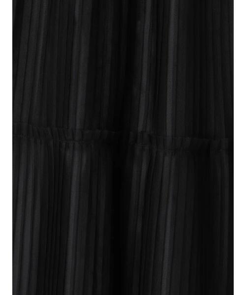 Te chichi TERRASSE（テチチテラス）の「プリーツチュールティアードスカート（スカート・レディース・グレー/ブラック/オフホワイト・F）」の4枚目の写真