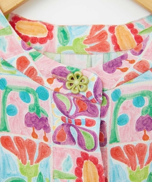 セール】Morado ciruela プリントシャツワンピース（ワンピース