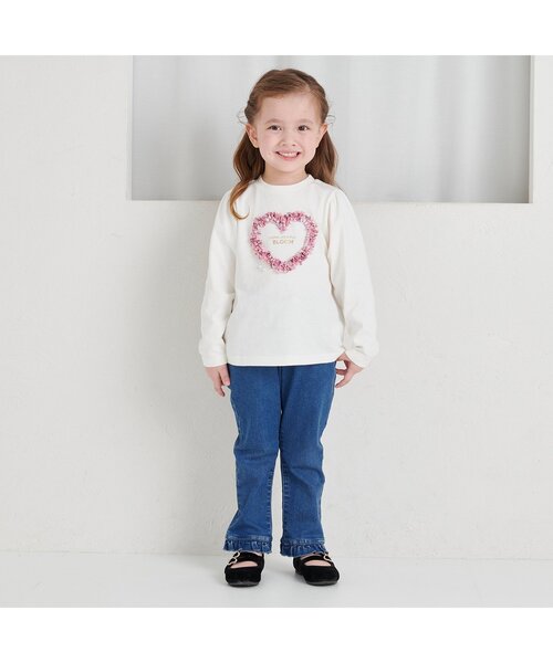 apres les cours（アプレレクール）の「【WEB限定/ジュニア対応】フルーツ刺繍ポケットパンツ（その他パンツ・キッズ・アイボリー/インディゴブルー/ピンク・140/130/80/90/100/110/120）」の20枚目の写真