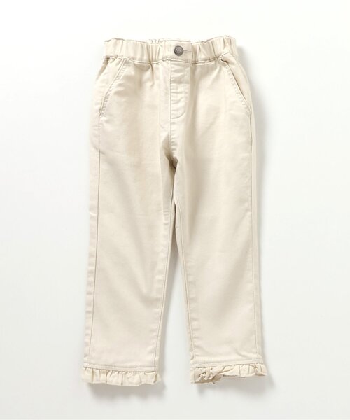 apres les cours（アプレレクール）の「【WEB限定/ジュニア対応】フルーツ刺繍ポケットパンツ（その他パンツ・キッズ・アイボリー/インディゴブルー/ピンク・140/130/80/90/100/110/120）」の12枚目の写真