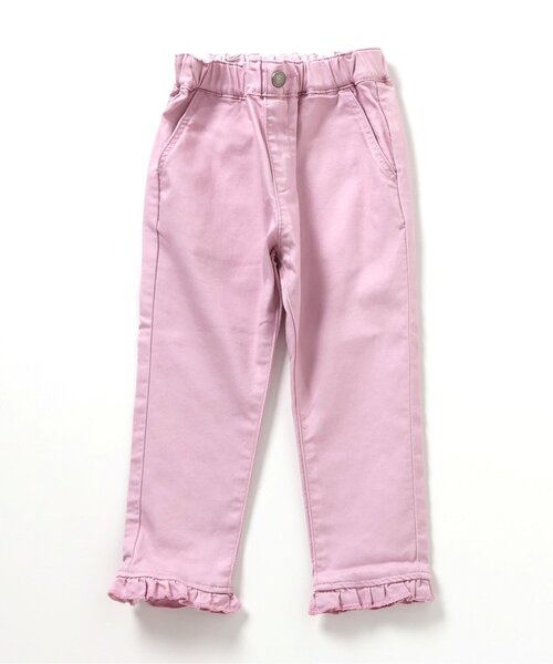 apres les cours（アプレレクール）の「【WEB限定/ジュニア対応】フルーツ刺繍ポケットパンツ（その他パンツ・キッズ・アイボリー/インディゴブルー/ピンク・140/130/80/90/100/110/120）」の13枚目の写真