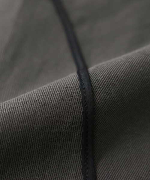 somari imagination（ソマリ イマジネーション）の「『カーブ切り替えパイピングスカート』（スカート・レディース・ベージュ/チャコール・2/1）」の8枚目の写真